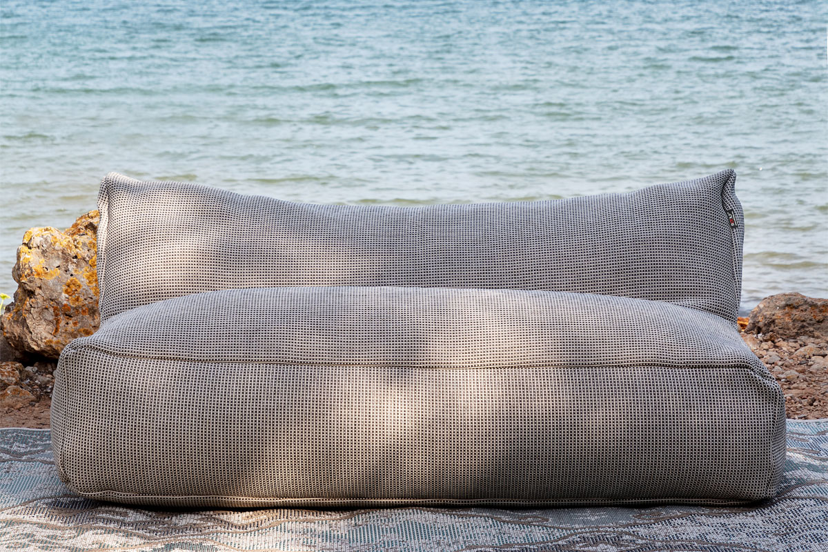 Dotty Loveseat grau Impression