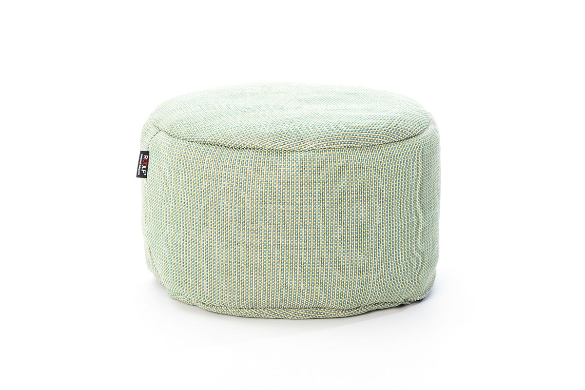 Dotty Cloud Rundpouf lime