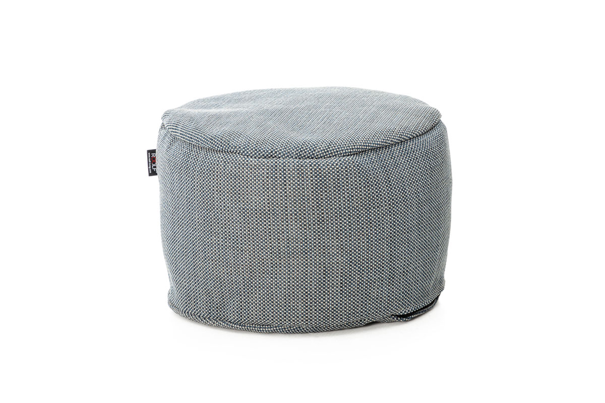 Dotty Cloud Rundpouf navyblau