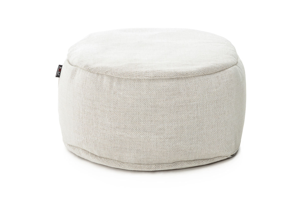 Dotty Rundpouf Ø 50cm weiß