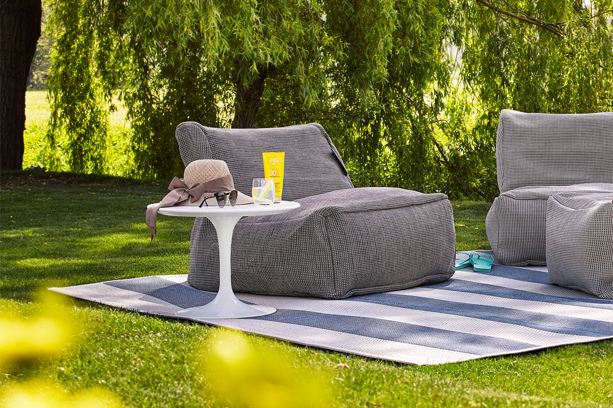 Dotty Cloud Sessel grau Impression