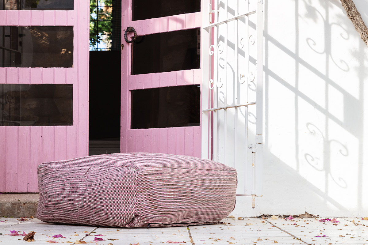 Dotty Sitzpouf pink Impression