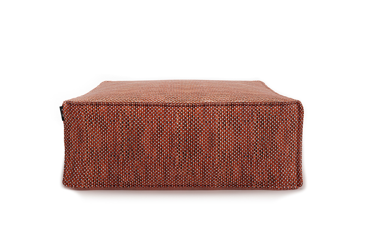 Silky Sitzpouf terrakotta